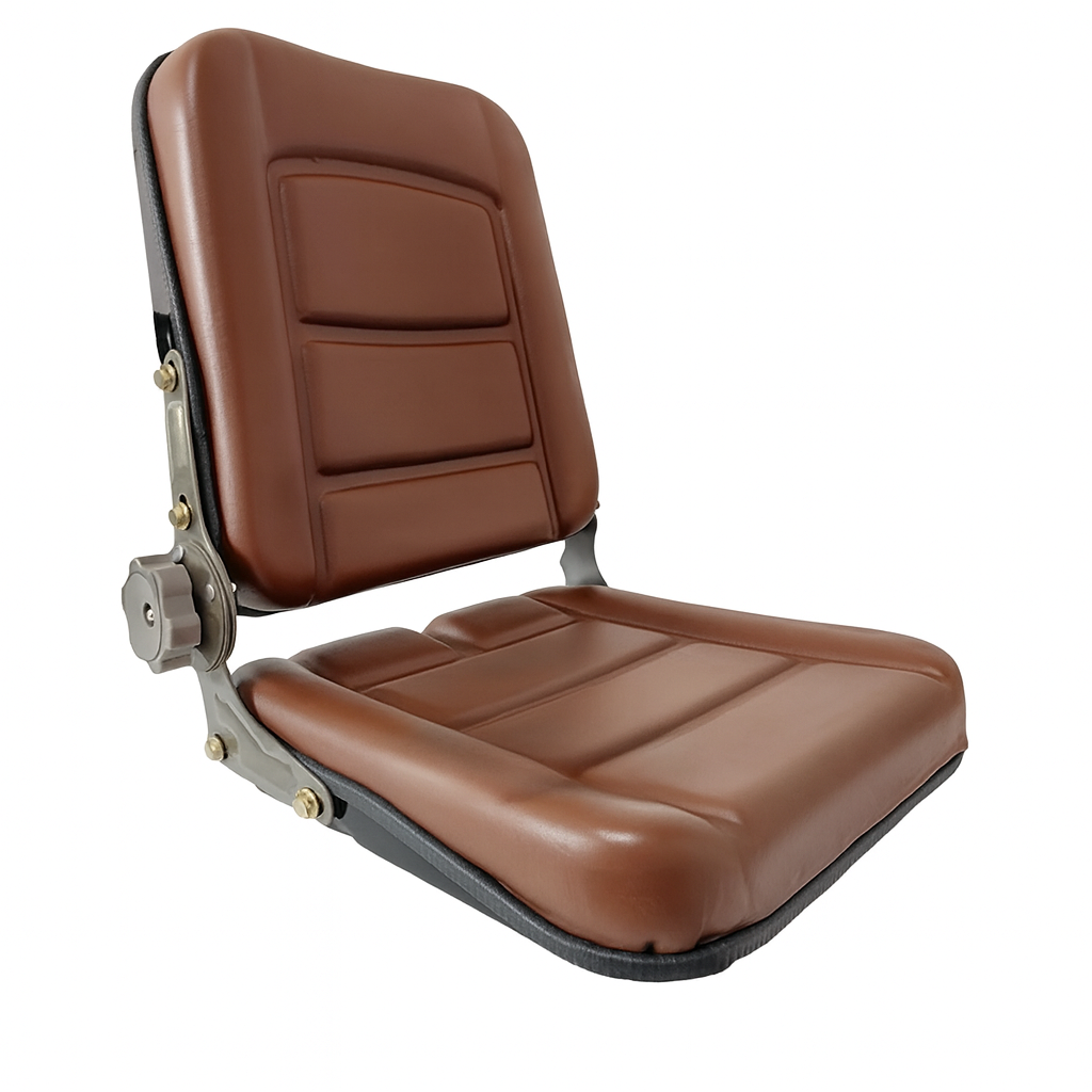 유니핏 표준형 지게차의자 중장비 운전석 집게차 굴착기 농기계의자 지게차 포크레인 시트, 1개, 브라운 등받이 조절식 87,000원