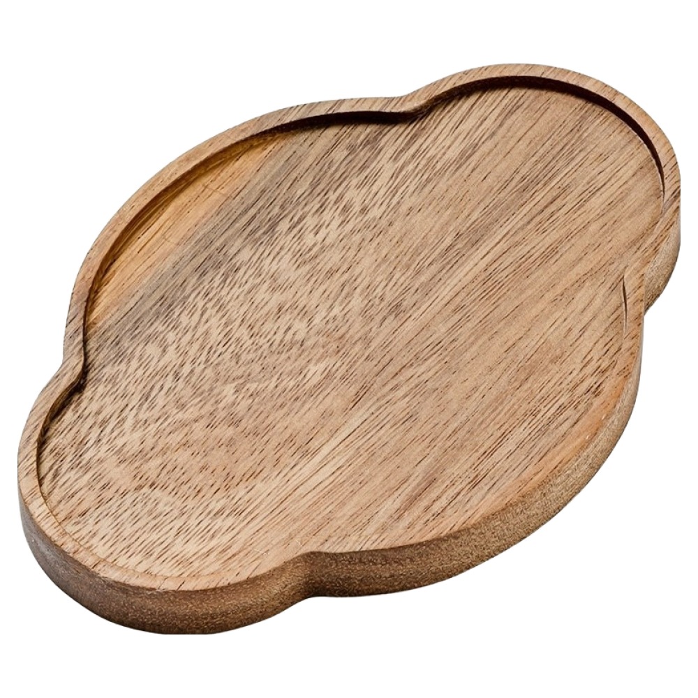 쿠쏘 원목 다과 홈카페 서빙 수납 호두나무 구름 트레이, 1개 15,520원