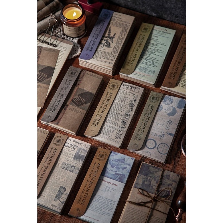 빈티지 다꾸 페이퍼 세트 vol 38 우주 식물 영수증 레트로 감성 영어 신문 배경지, 현재가 4,000원