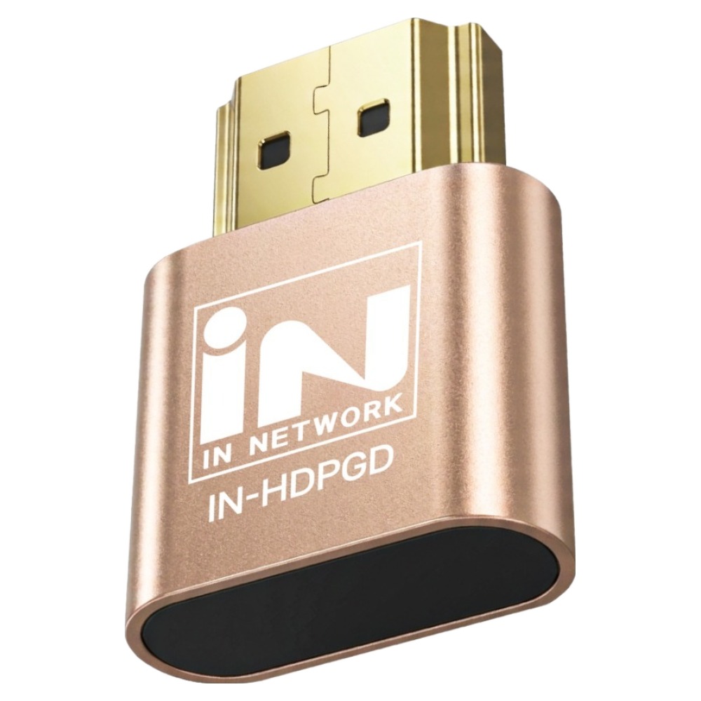 인네트워크 4K 60Hz 지원 HDMI Ver2.0 포트 더미 플러그 디스플레이 에뮬레이터, 1개, IN-HDPGD 3,350원