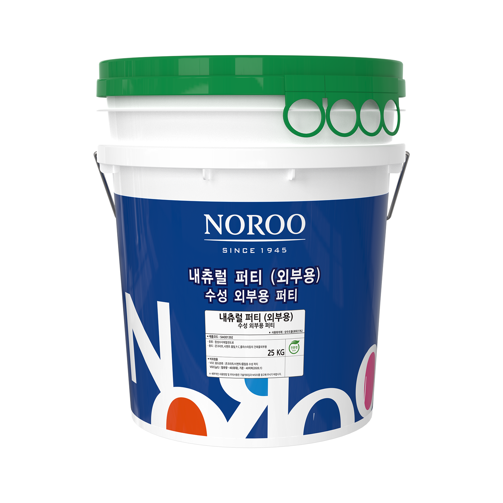 노루페인트 내츄럴 퍼티 외부 백색 25kg 41,000원