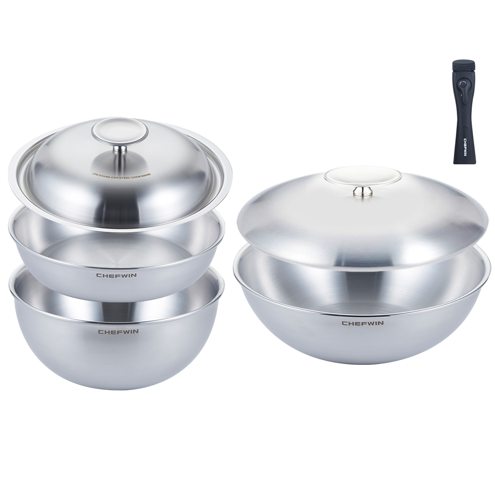 [쿠팡 단독 42% 파격 특가+17만원 상당 사은품 증정] 쉐프윈 316STS 프리미엄 통5중 드림핸즈 22팬+22웍+22뚜껑+26웍+26뚜껑+분리형손잡이, 1개 338,000원