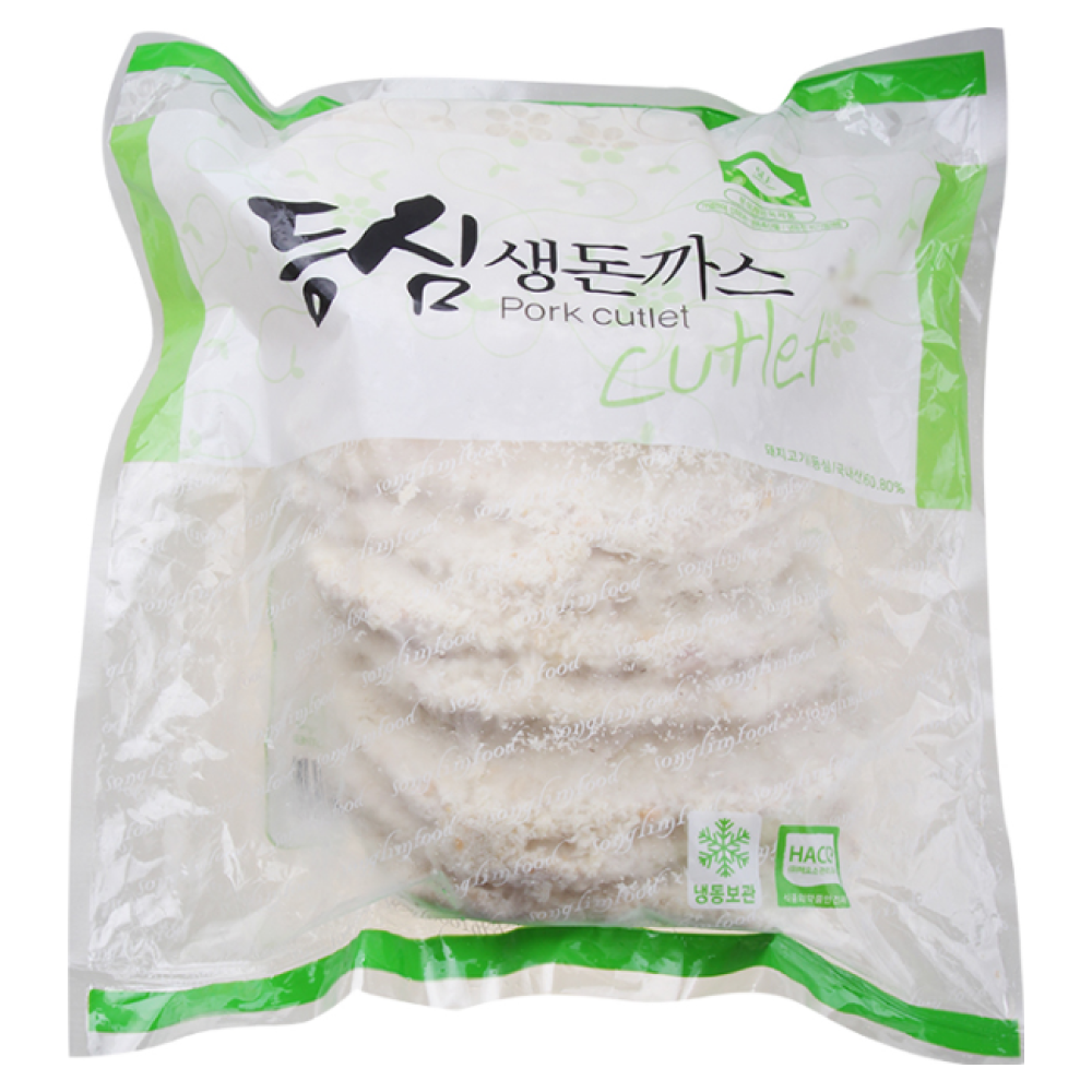 송림 등심돈까스 180g x 10장 1봉 1.8kg, 1개, 1.8kg 20,500원