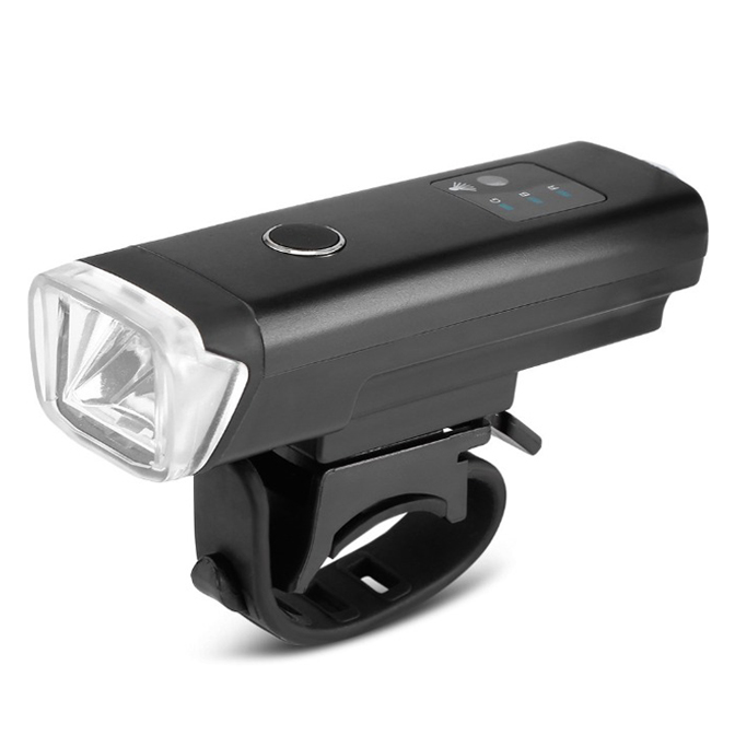 스마트 충전식 방수 LED 손전등 겸 자전거 전조등, 블랙, 1개 7,990원