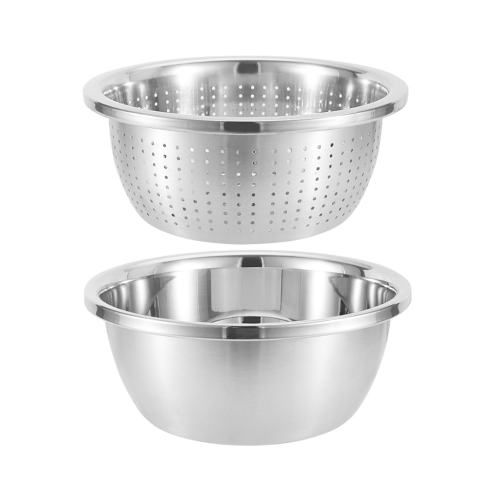 304스텐 채반믹싱볼 세트 인덕션사용 믹싱볼, 1개, 믹싱볼채반세트 14,800원