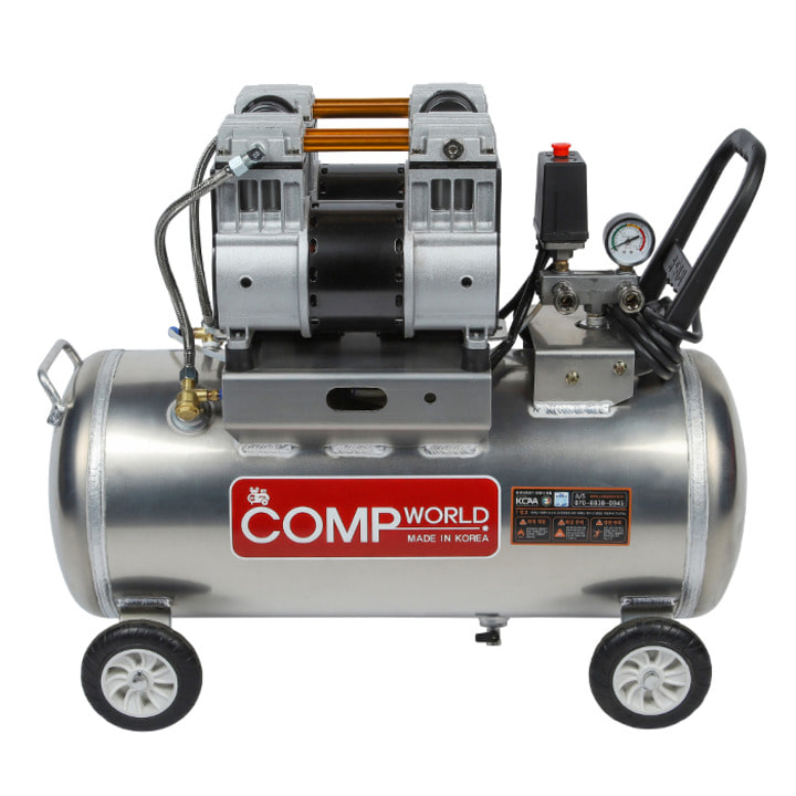 콤프월드 휴대용 저소음 콤프레샤 OFS950-2H-50 4.5마력급 50리터 알루미늄탱크, 1개 987,000원