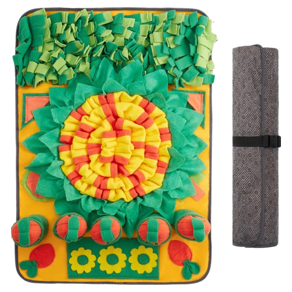 올투펫 강아지 당근밭 노즈워크 매트 B형, 오렌지, 1개 19,400원