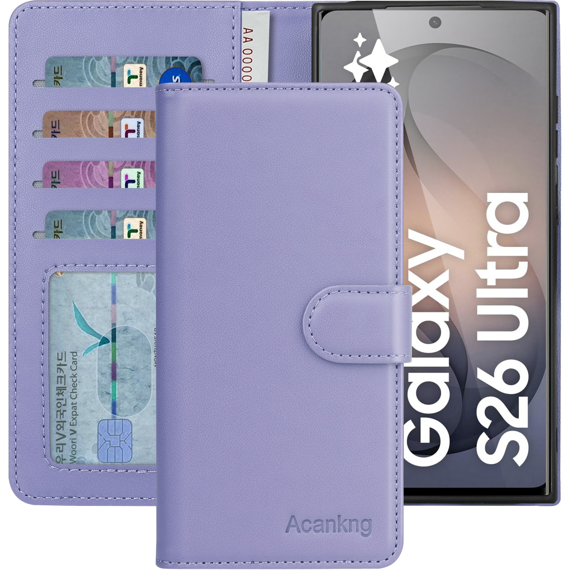 아칸크 삼성 갤럭시 버디2 클래식 베이직 지갑형 카드수납 프리미엄 가죽 다이어리 휴대폰 케이스 (SM-M236L) 적용 13,900원