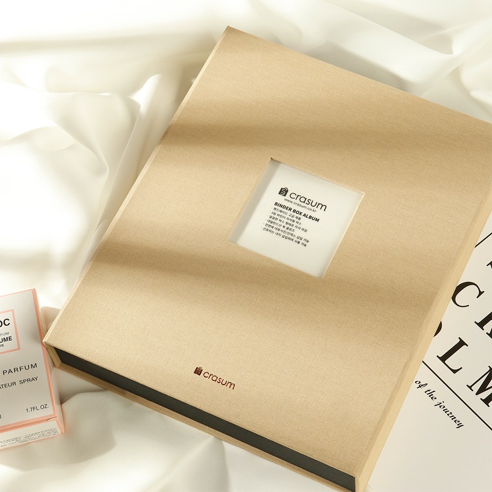 크래썸 바인더 박스앨범 밀키베이지 [영문자수 무료증정], 단품 15,000원