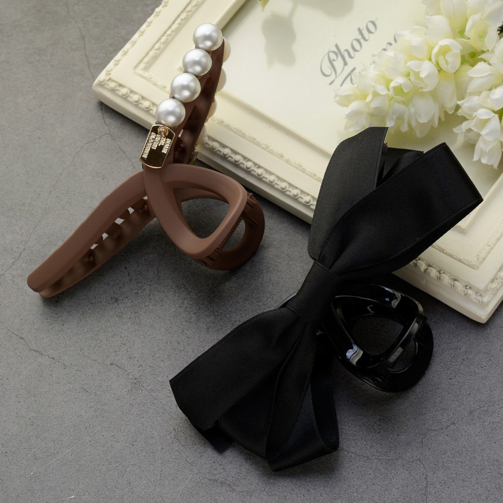 [hannal]리본앤진주올림머리집게핀2종세트 7,900원