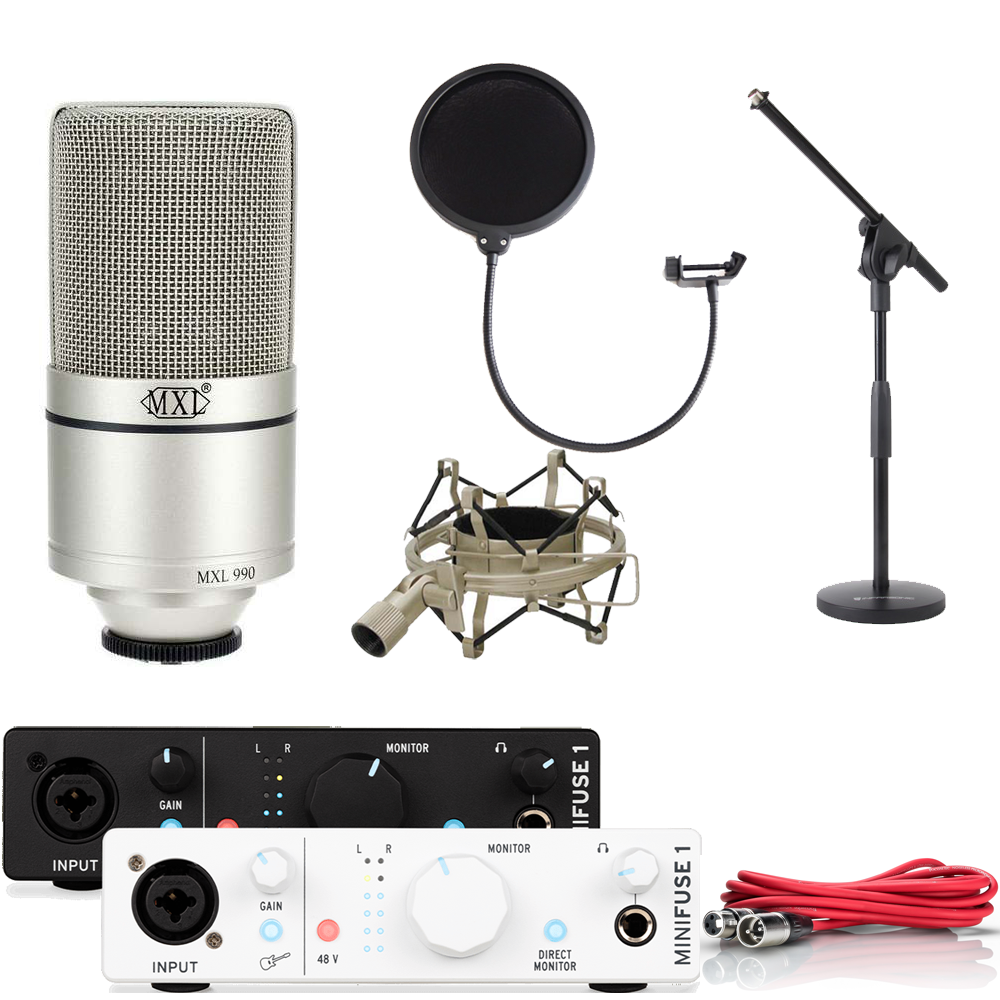 아투리아 미니퓨즈 1 x MXL 990 콘덴서 마이크 패키지 3 340,000원