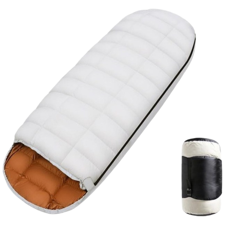 제이에이치 포근 겨울 침낭 동계 차박 캠핑 다운필 빅사이즈 양방향지퍼, 1개, 화이트 86,480원