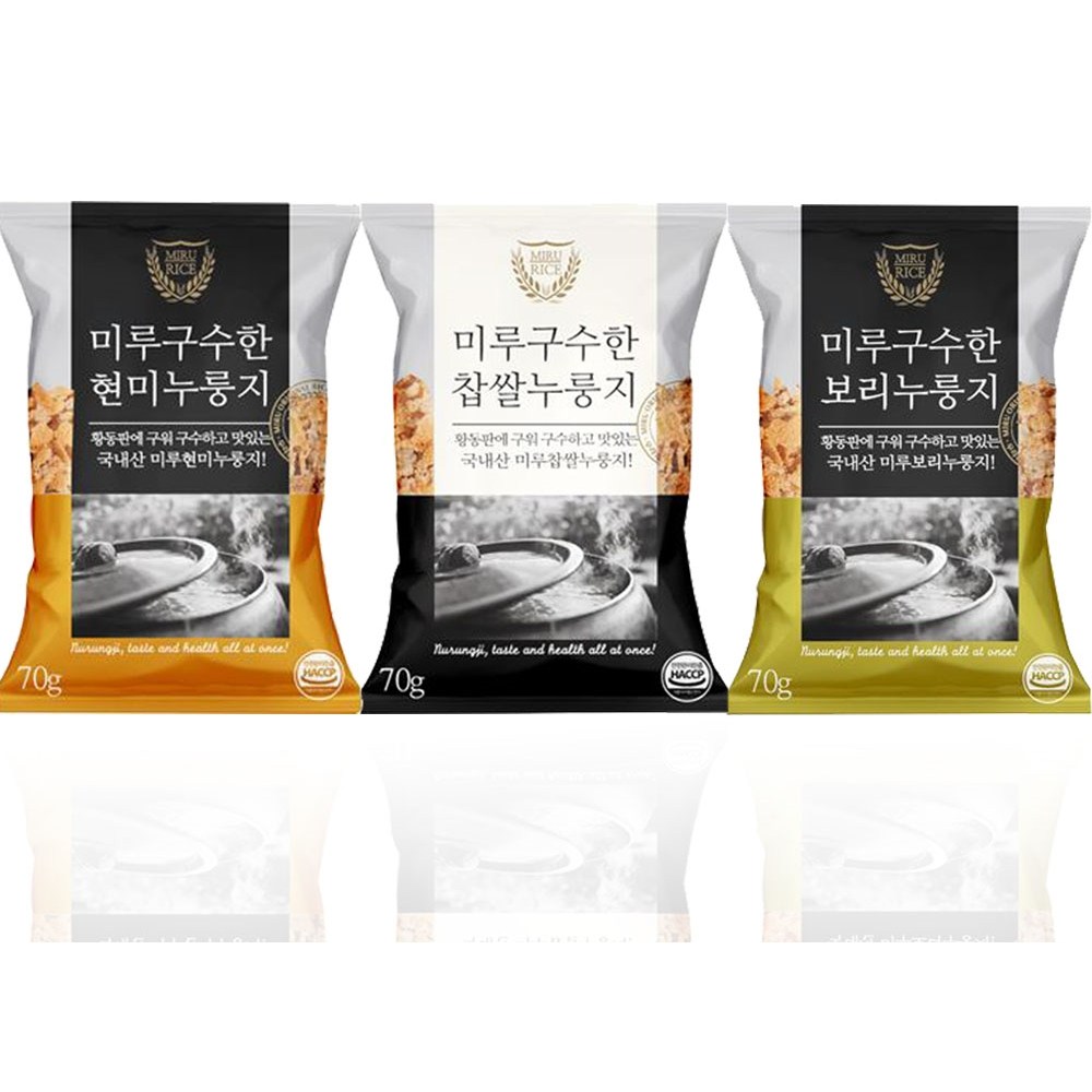 미루 구수한 현미 찹쌀 보리 누룽지 3종세트, 70g, 66개 51,890원