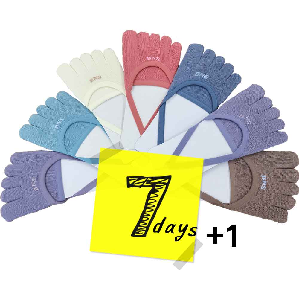 4켤레+4켤레 닥터풋 발가락 양말 특허받은 기능성양말 세븐데이즈+1 남자 여자 발가락 무좀 향균 면 59,800원