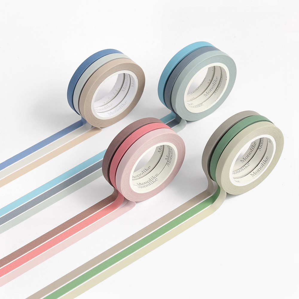 아르떼 마스킹테이프 슬림3P 12종 36컬러 3,000원