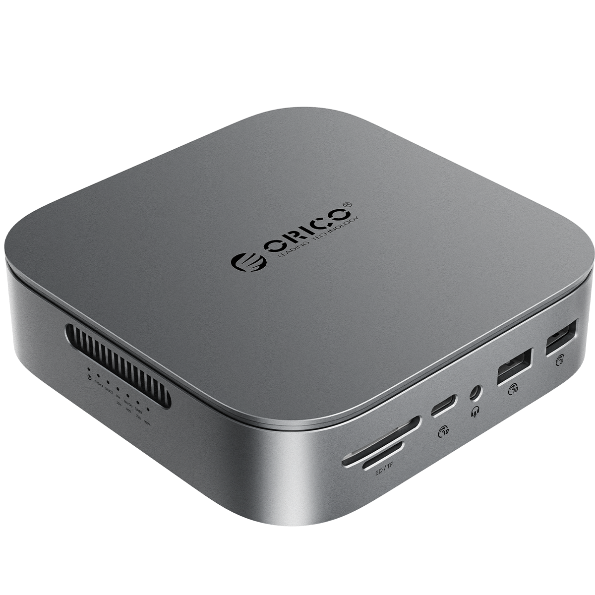 오리코 10 in 1 C타입 10Gbps M.2 SSD RAID 지원 TF/SD 슬롯 RJ45 3.5mm오디오 PD60W 도킹스테이션 MR10, 그레이 182,000원