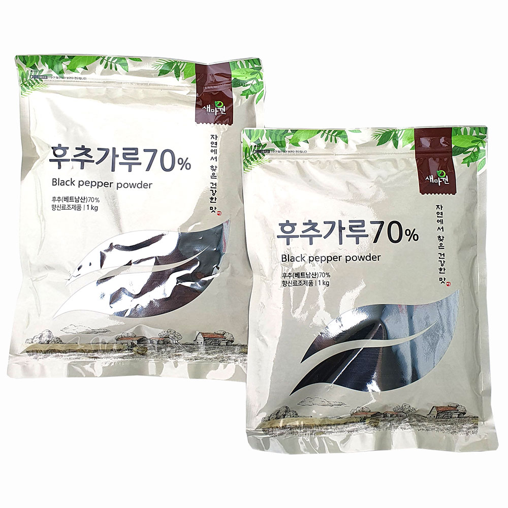 새마원 소연 후추가루 70% 업소용 후추 분말 파우더, 2개, 1kg 25,680원