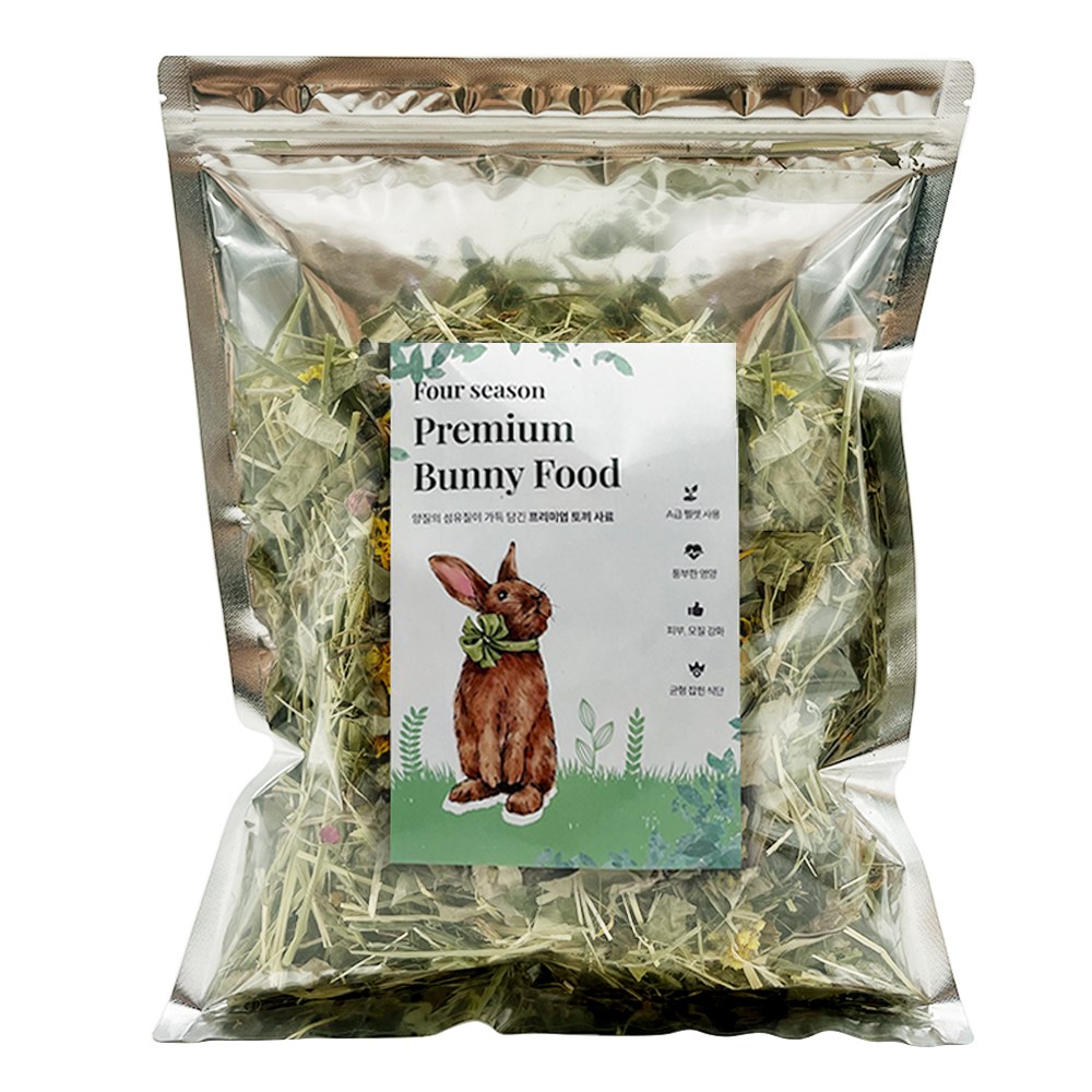 포시즌 숲속나라 네츄럴 올인원 (토끼 고슴도치 햄스터 기니피그 소동물 영양간식), 1개, 180g 13,890원