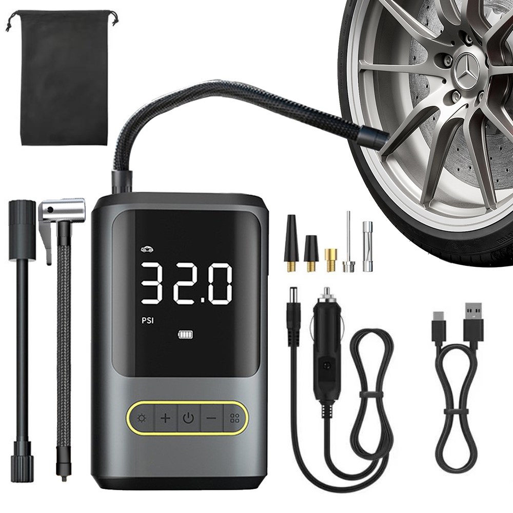 아우리넥스 프리미엄 무선 셀프 타이어 공기압 주입기, 블랙A, 1개 28,500원