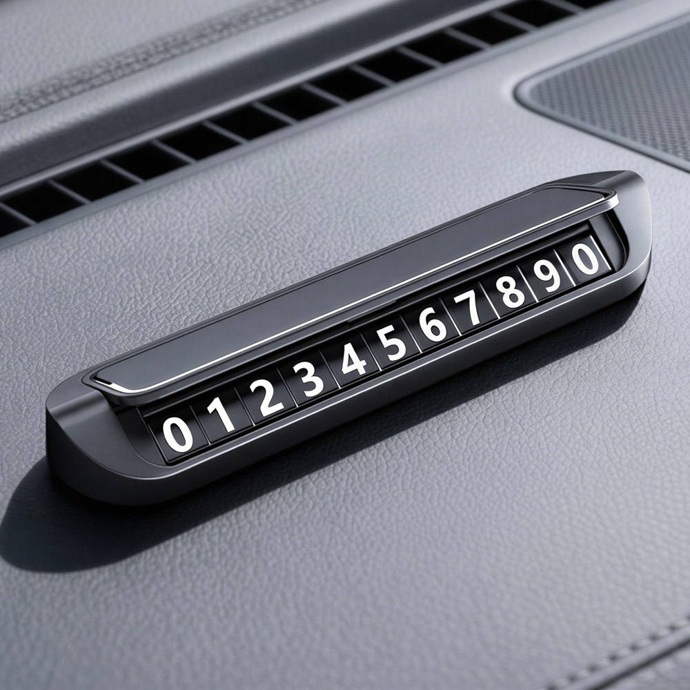 멜틱 원터치 차량용 주차 번호판, 1개, 블랙 8,700원