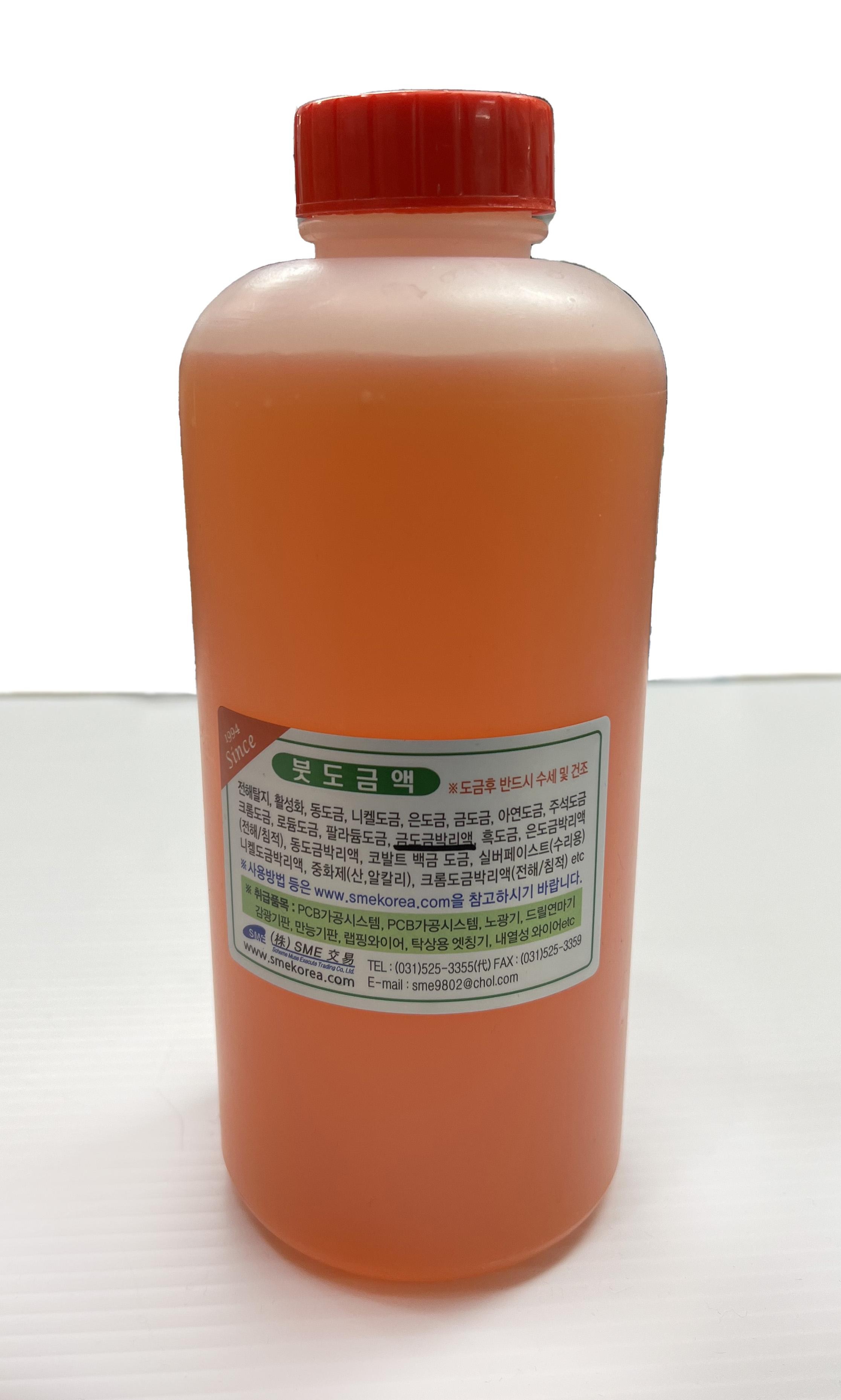 금도금 박리액 (침적용) 금도금 제거액 금제거제 1000cc 32,670원