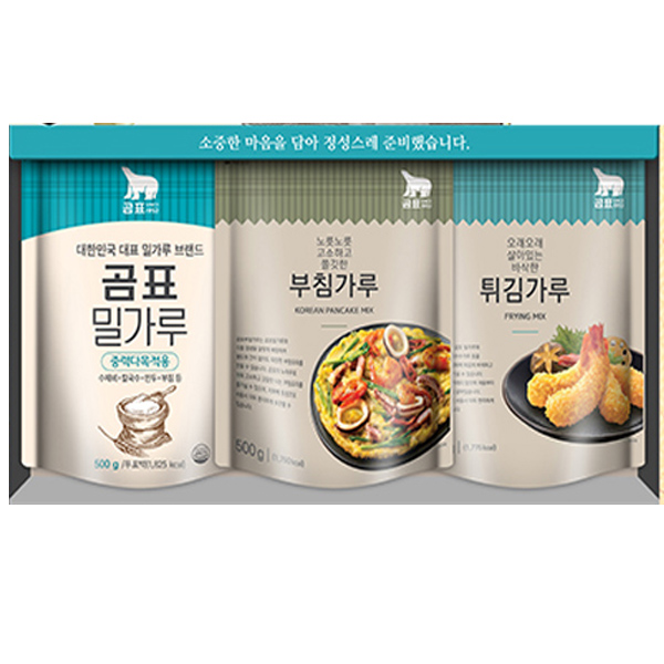 부침선물세트 곰표3종 판촉물 실속선물세트 명절선물 4,890원