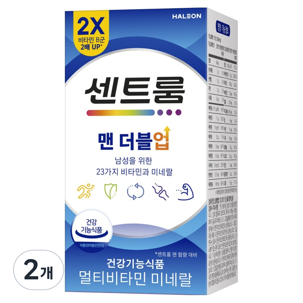센트룸 맨 더블업 비타민 82.8g, 60정, 2개 55,040원
