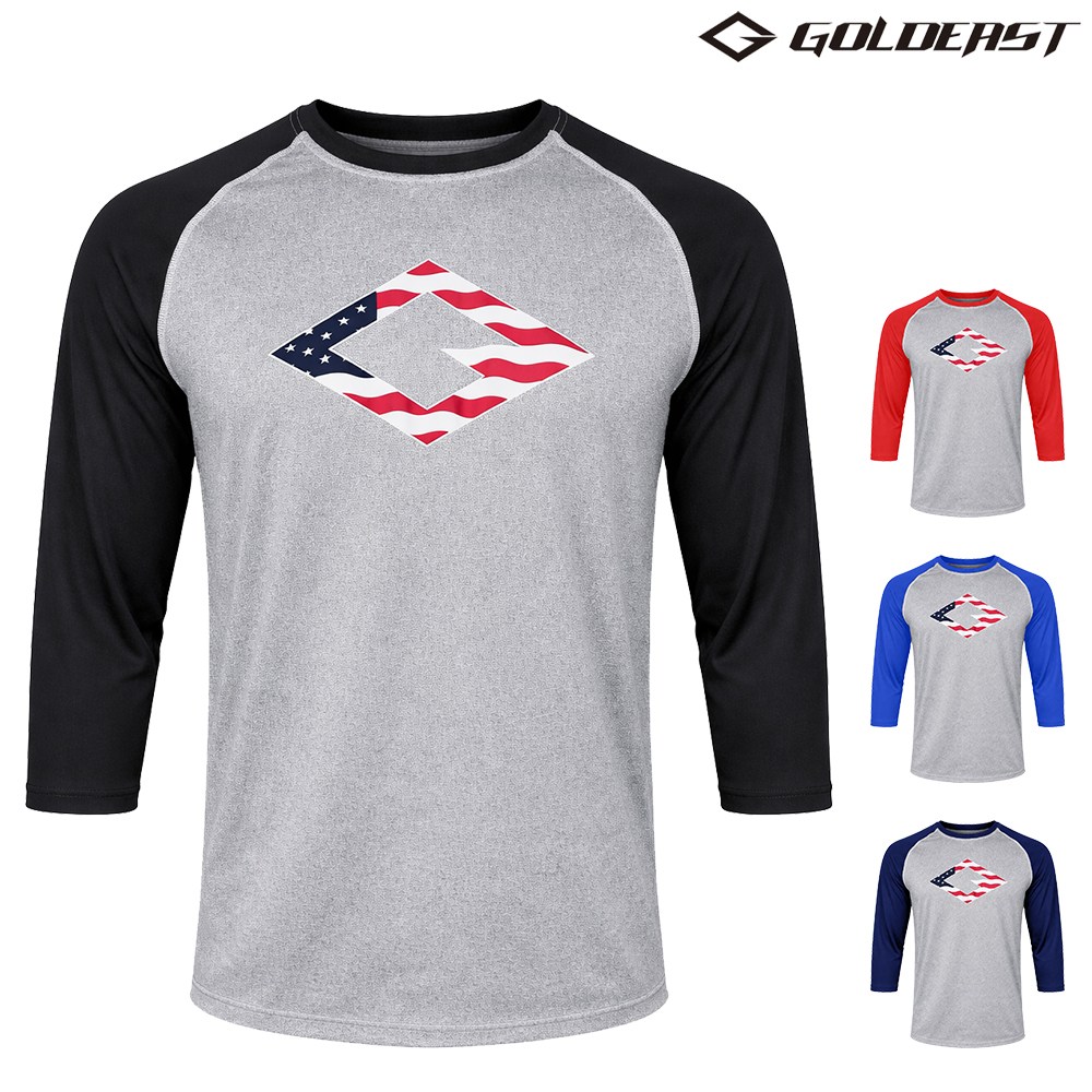 골드이스트 야구 언더티 USA 7부 스포츠 언더레이어 언더셔츠 29,000원