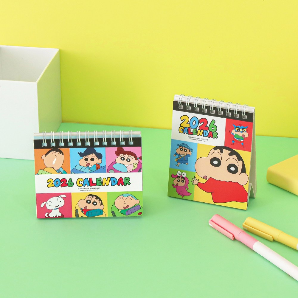 짱구는못말려 2026 미니 캘린더 2type 탁상 달력 3,900원