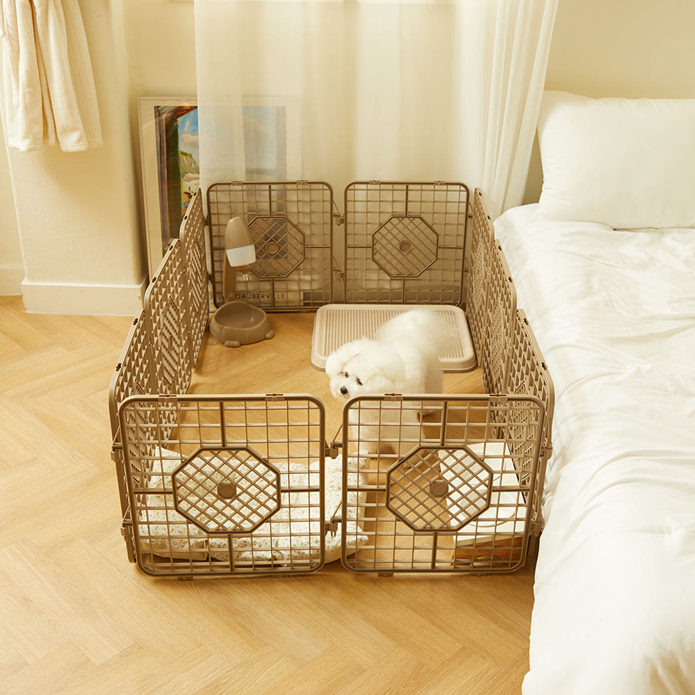 페페츠 강아지울타리 중형 10p 강아지펜스 45cm x 46cm 브라운 24,600원