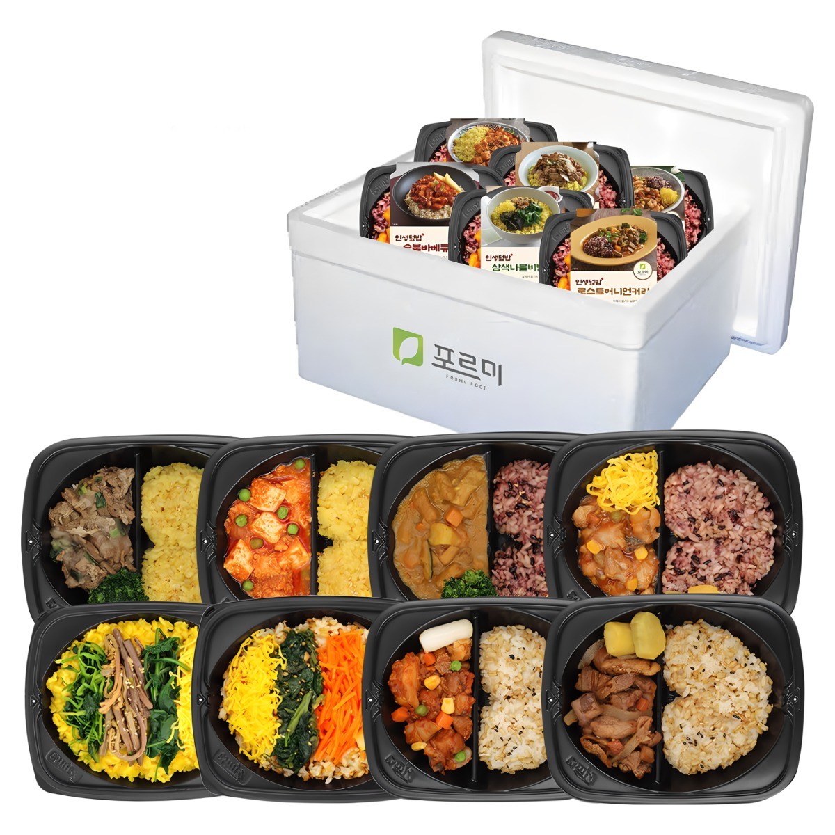 포르미 인생덮밥 8종8팩 덮밥도시락 간편식 한끼도시락, 1개 39,000원