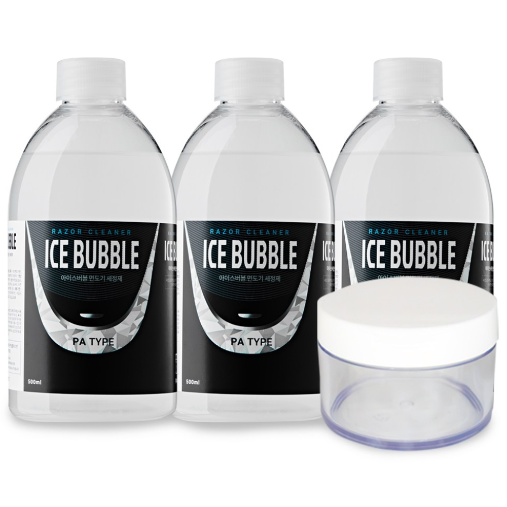아이스버블 브라운 면도기세정액 리필 파나소닉 필립스 호환, (묶음), 1개, 파나소닉 호환(PA타입) 500ml *3개 +세척용기 20,000원