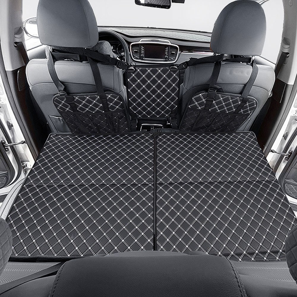 지엠지모터스 차량용 차박 매트 놀이방 캠핑 평탄화 전차종 매트 2p + 센터 커버 + 파우치 세트, 블랙, 전차종 69,800원