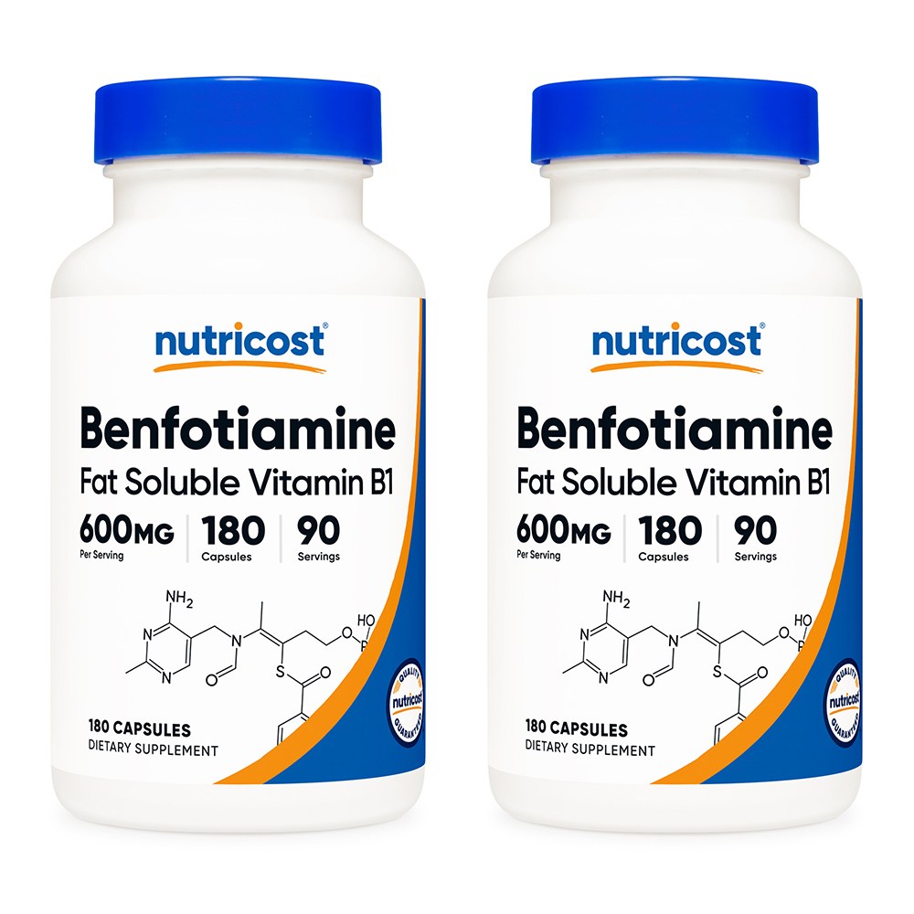 뉴트리코스트 벤포티아민 600mg 활성 지용성 비타민 B1 180정 2개, 180정, 2개 56,800원
