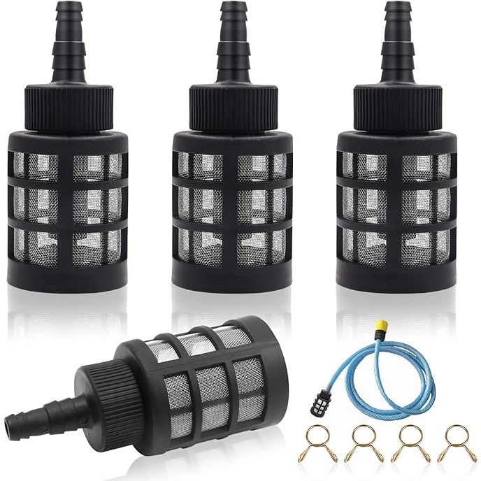 ADNEWX 호스필터 물호스필터 고압세척기 필터 분무기필터(세차,농용,공용연결구 지름 1cm/ 지름 4.6cm/ 높이 10.4cm), 4개 19,900원
