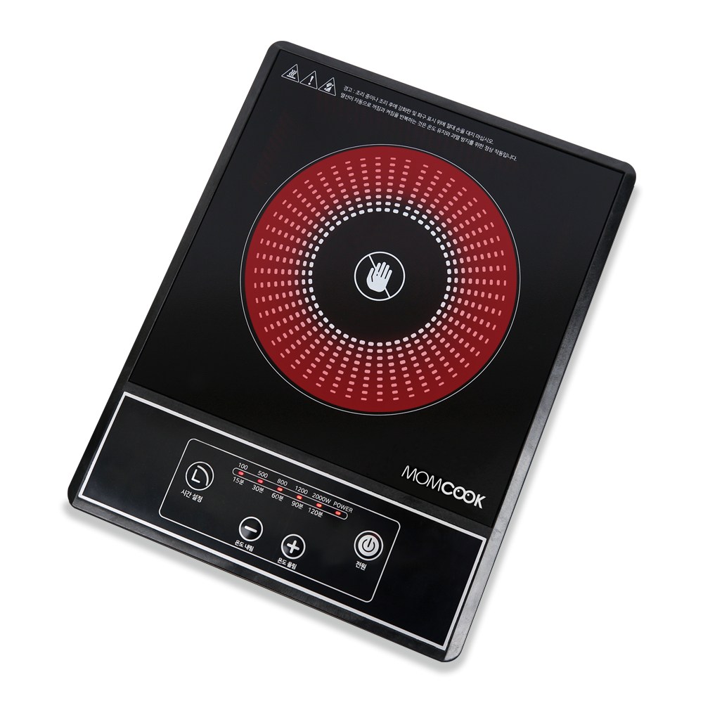 맘쿡 하이라이트 1구 전기레인지 순간가열 전기쿡탑 전기렌지, 프리스탠딩, DMC-8012 32,670원