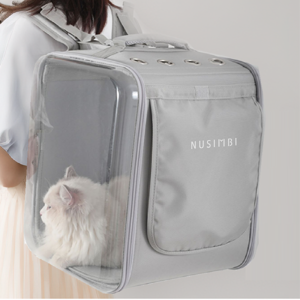 누심비 고양이 가방 백팩 강아지 투명 캐리어 이동장 켄넬 케이지, 1개 34,900원