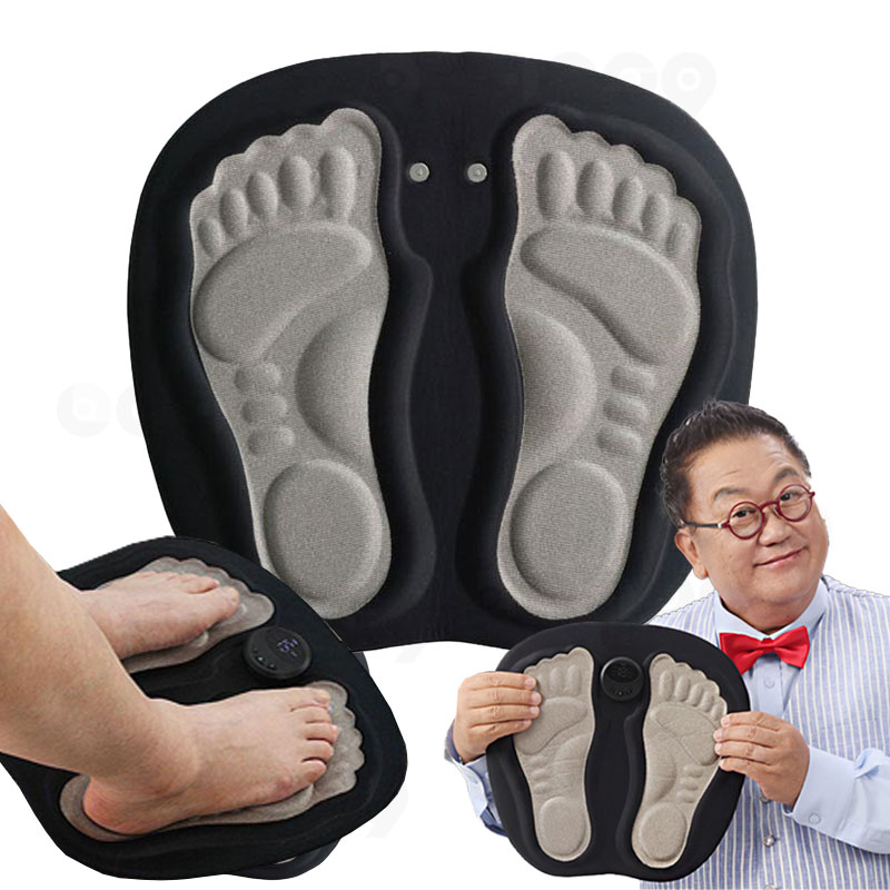 [로코스나인] 풋조아 EMS 저주파 무선 발 마사지 패드 하체 다리 종아리 근육 전기 자극 마사지기 29,900원