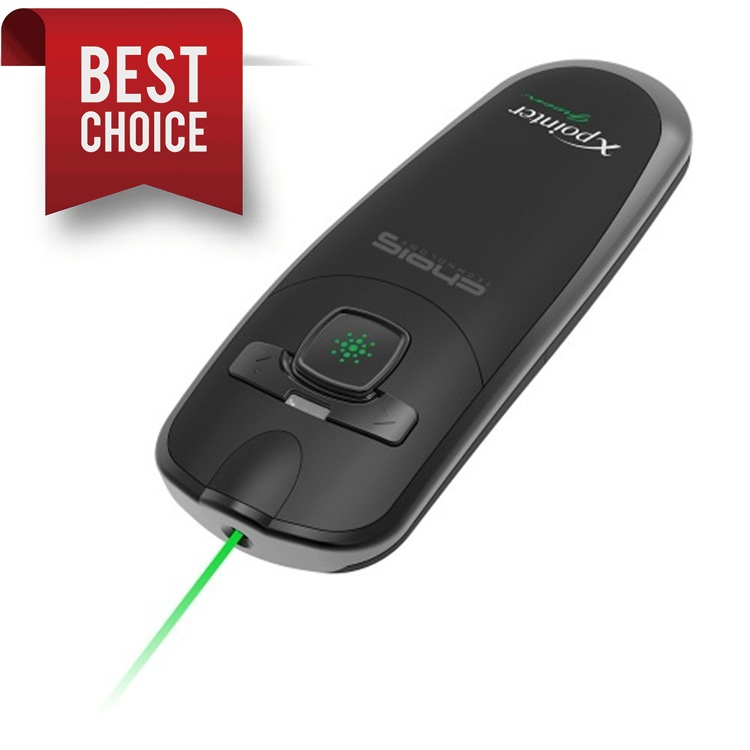 [당일발송] 8배 더 밝은 프리미엄 무선 프리젠터 그린 레이저포인터, 1개 68,000원