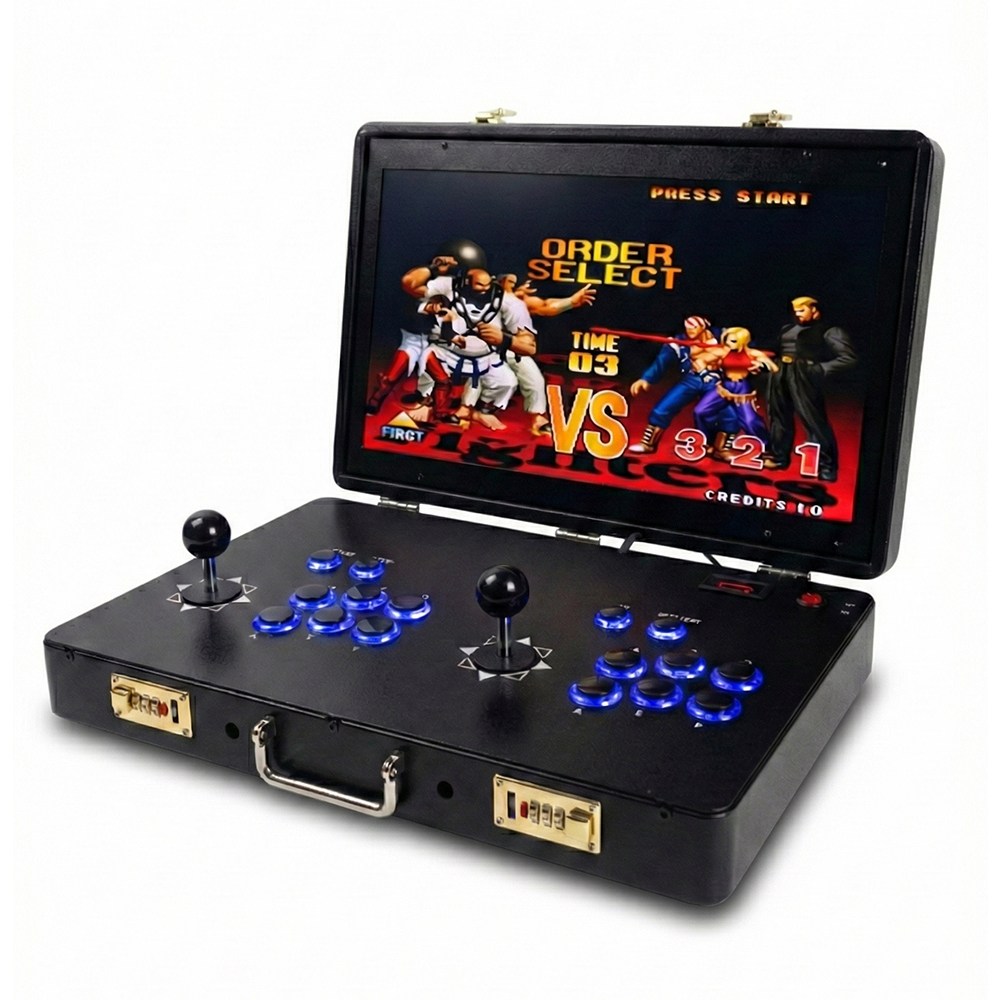 JOYPIX 2026년형 레트로 게임기 한국어지원 2인용 가정용 오락실 게임기, BLK-2D 265,000원