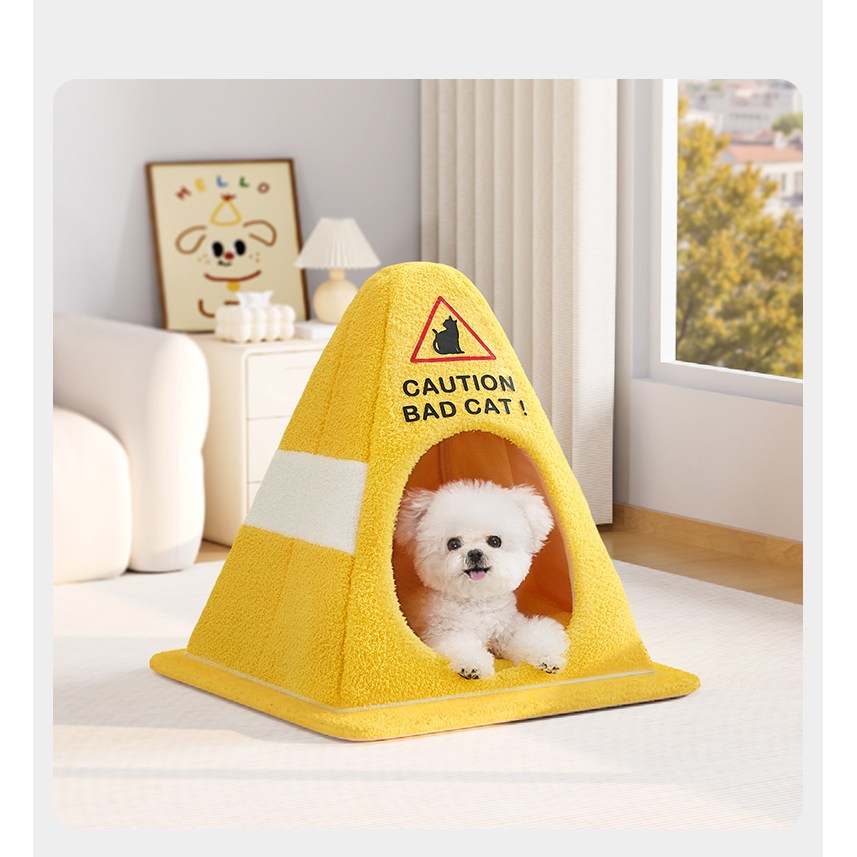 Arsjuo 고양이 숨숨집 칼라콘 강아지 집 쿠션 애견 하우스 33,750원