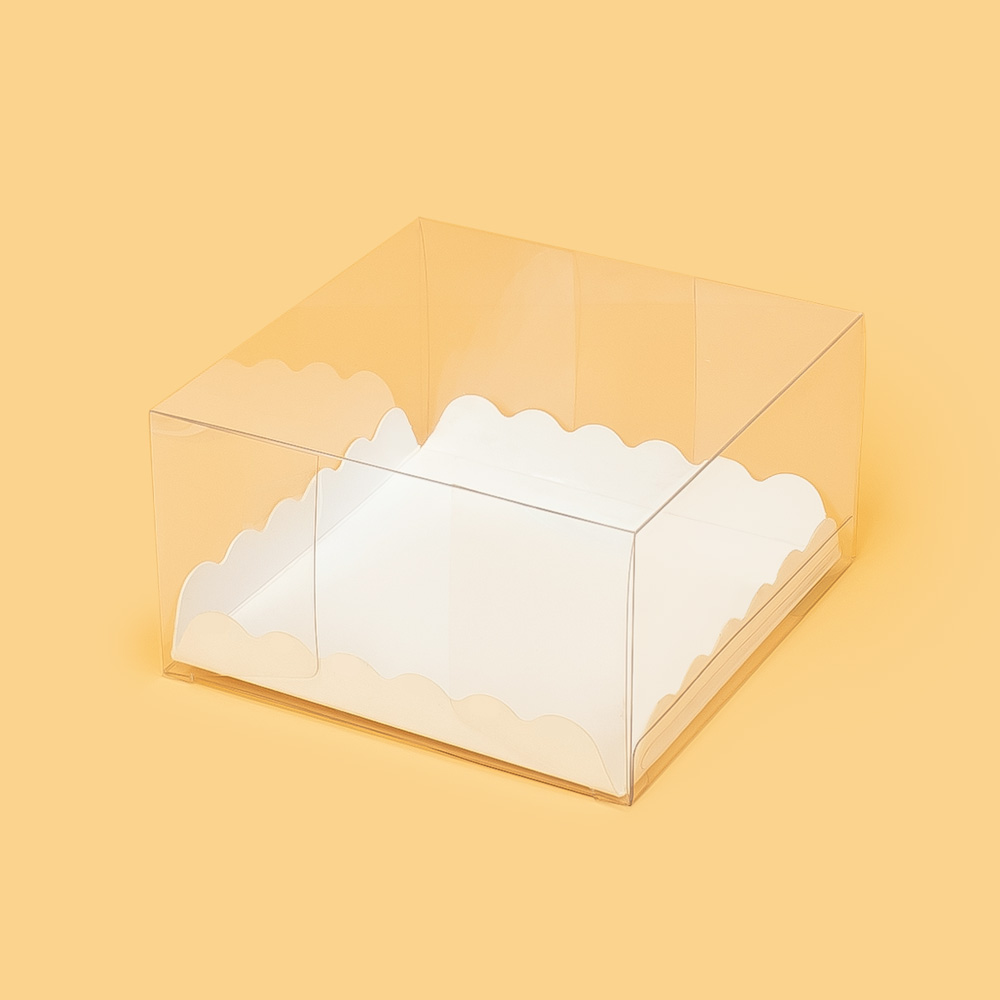 제이팩토리 미니 선물상자 투명포장박스 타르트박스, 투명화이트, 50세트 37,500원