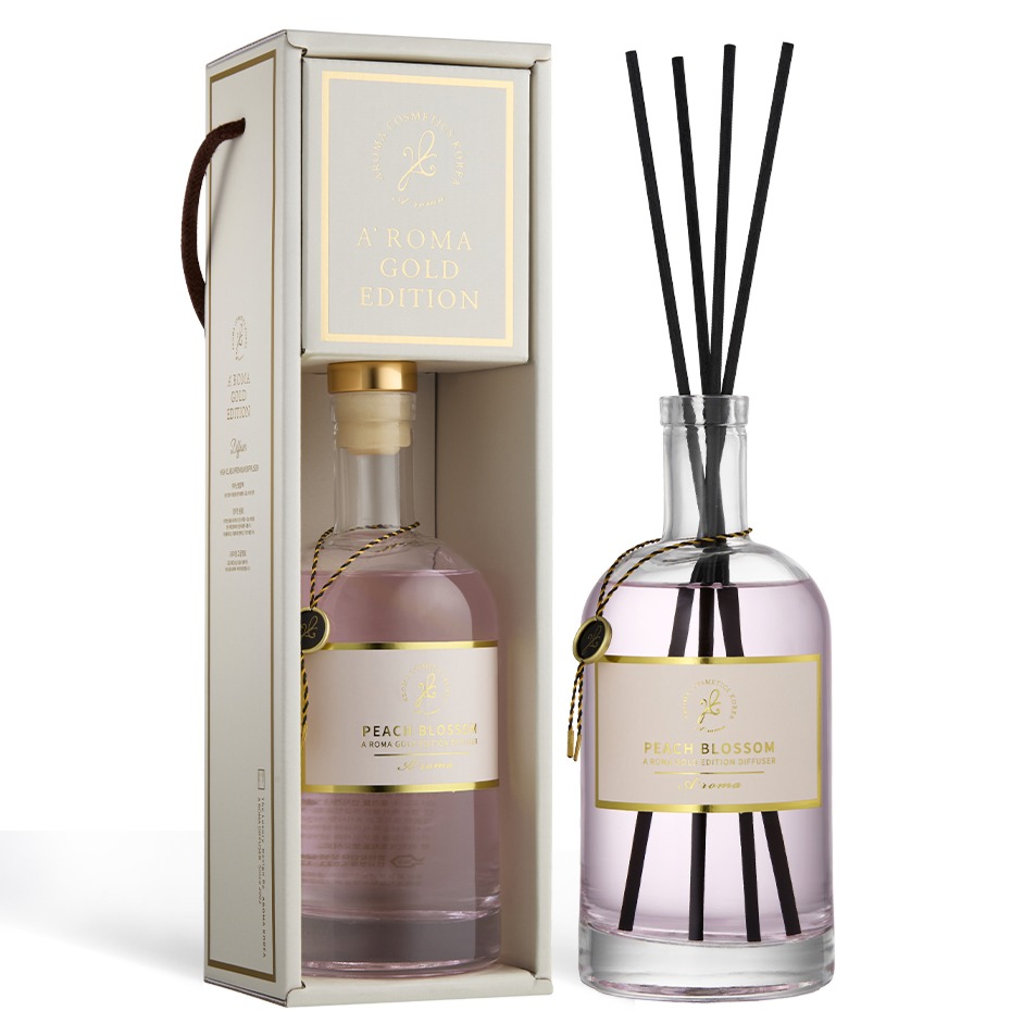 에이로마 골드에디션 디퓨저, 피치블라썸, 500ml, 1개 16,900원