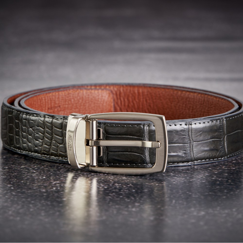 더퀴르 남자 명품 악어가죽 벨트 남성 정장 허리띠 혁띠 기본사각형 168,000원