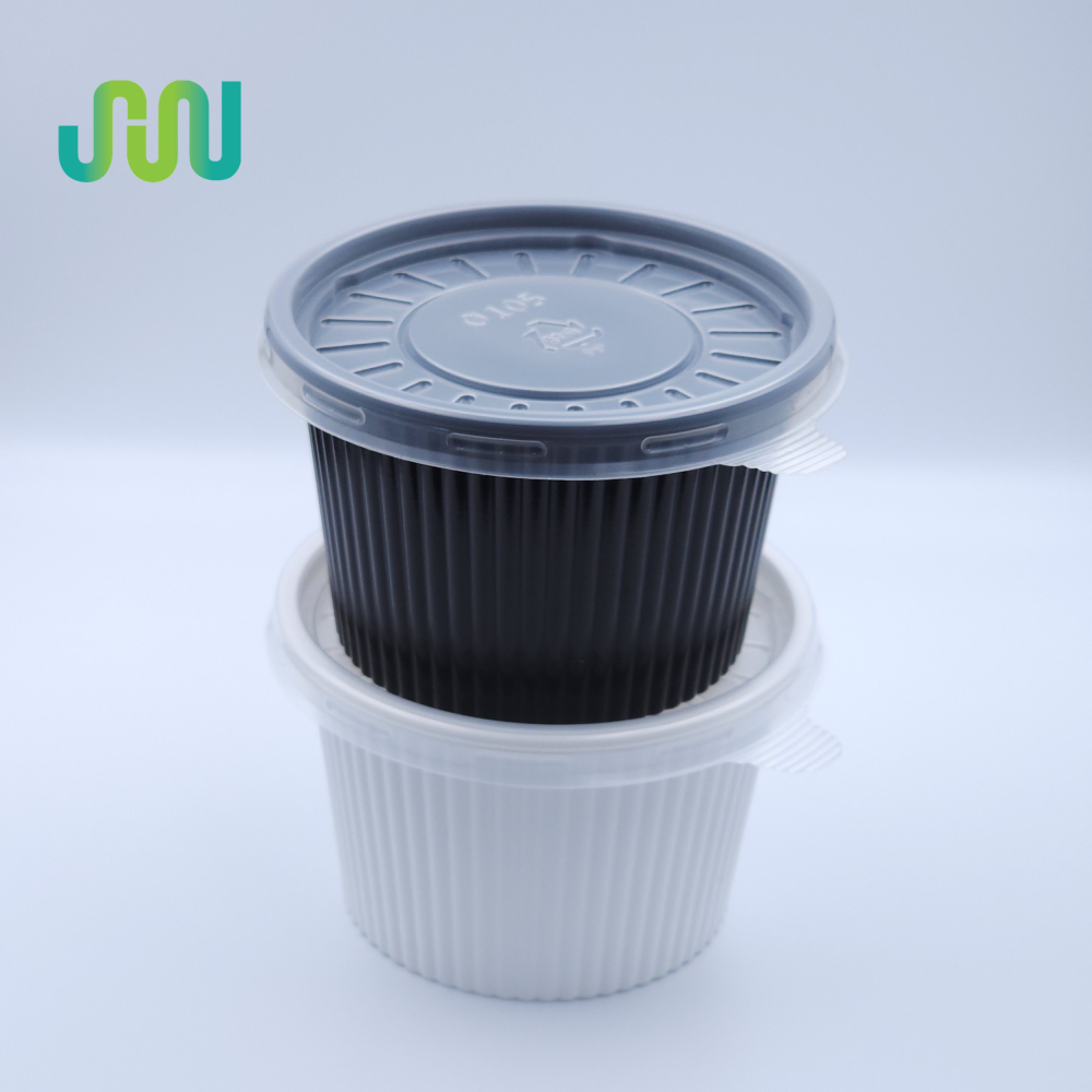 다용도컵 소스컵 국물용기 105파이 소/중/대 화이트/블랙 PP용기(몸통+뚜껑) 600세트 45,000원