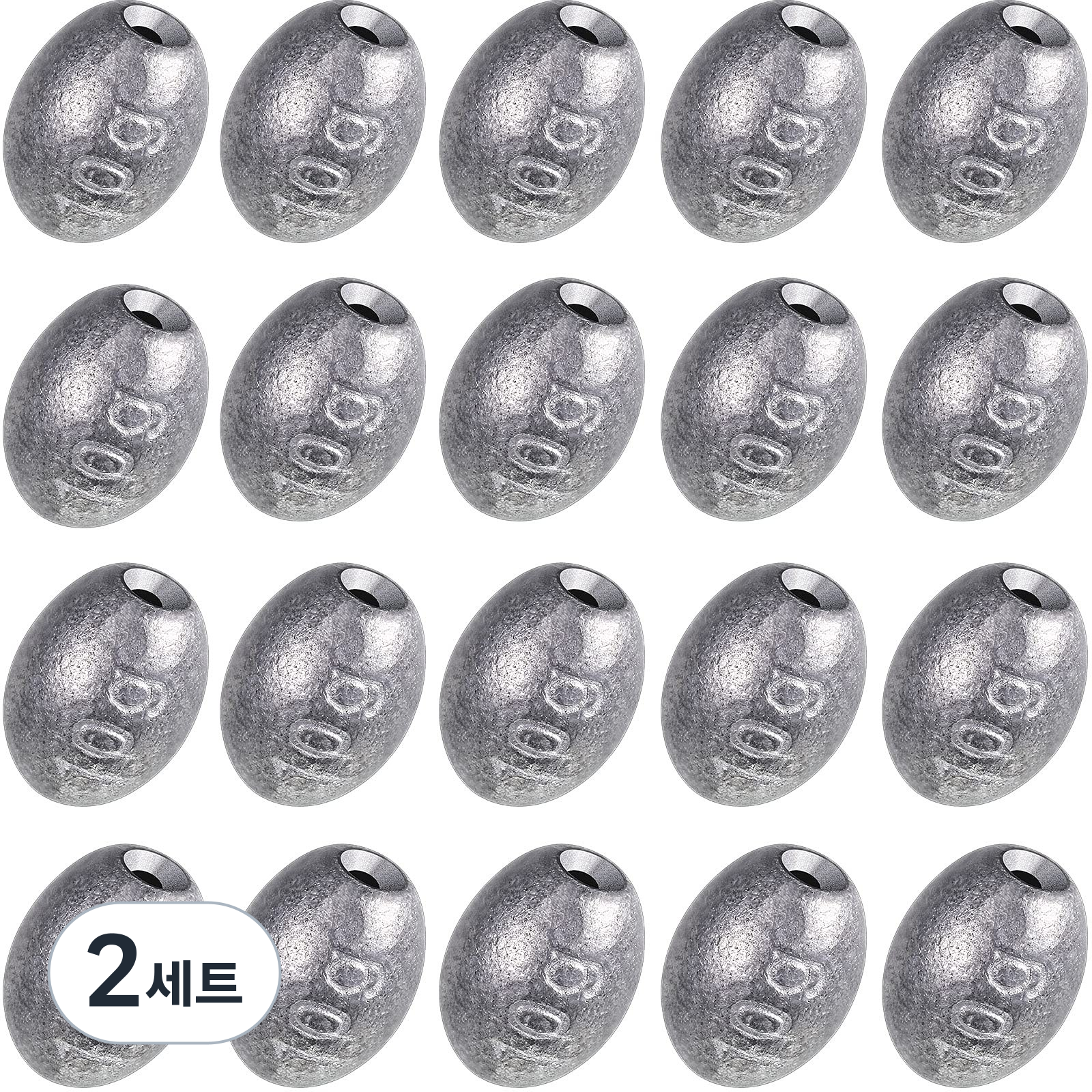 Hqzoomee낚시 봉돌 세트 케이스 제공 둥근 구멍이 있는 올리브 캐스팅 싱커 녹슬지 않는 내구성QZ10G10PCS, 2세트, 10개입 37,930원