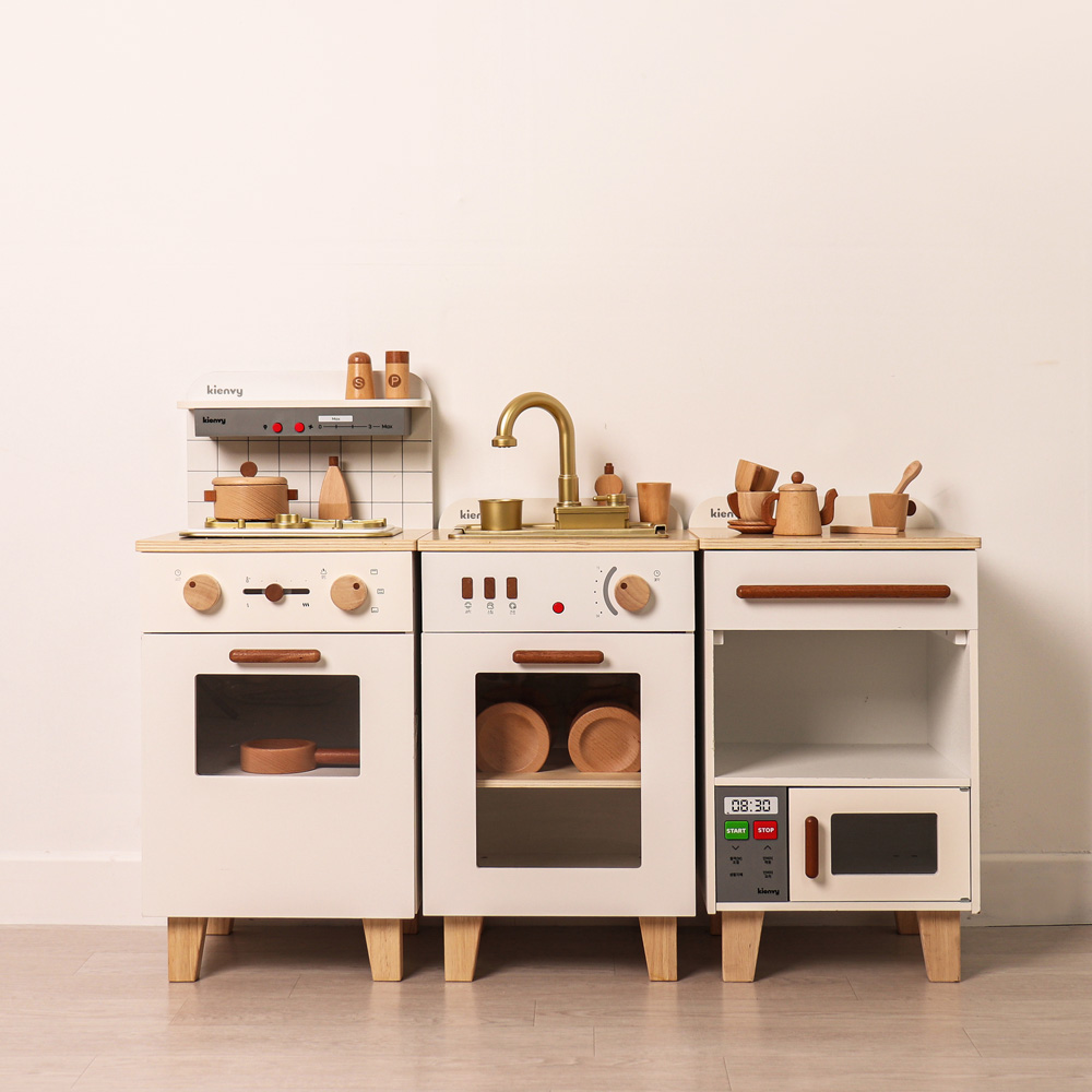 키앤비 스노피아 우든 주방놀이 아일랜드3종 세트 238,000원