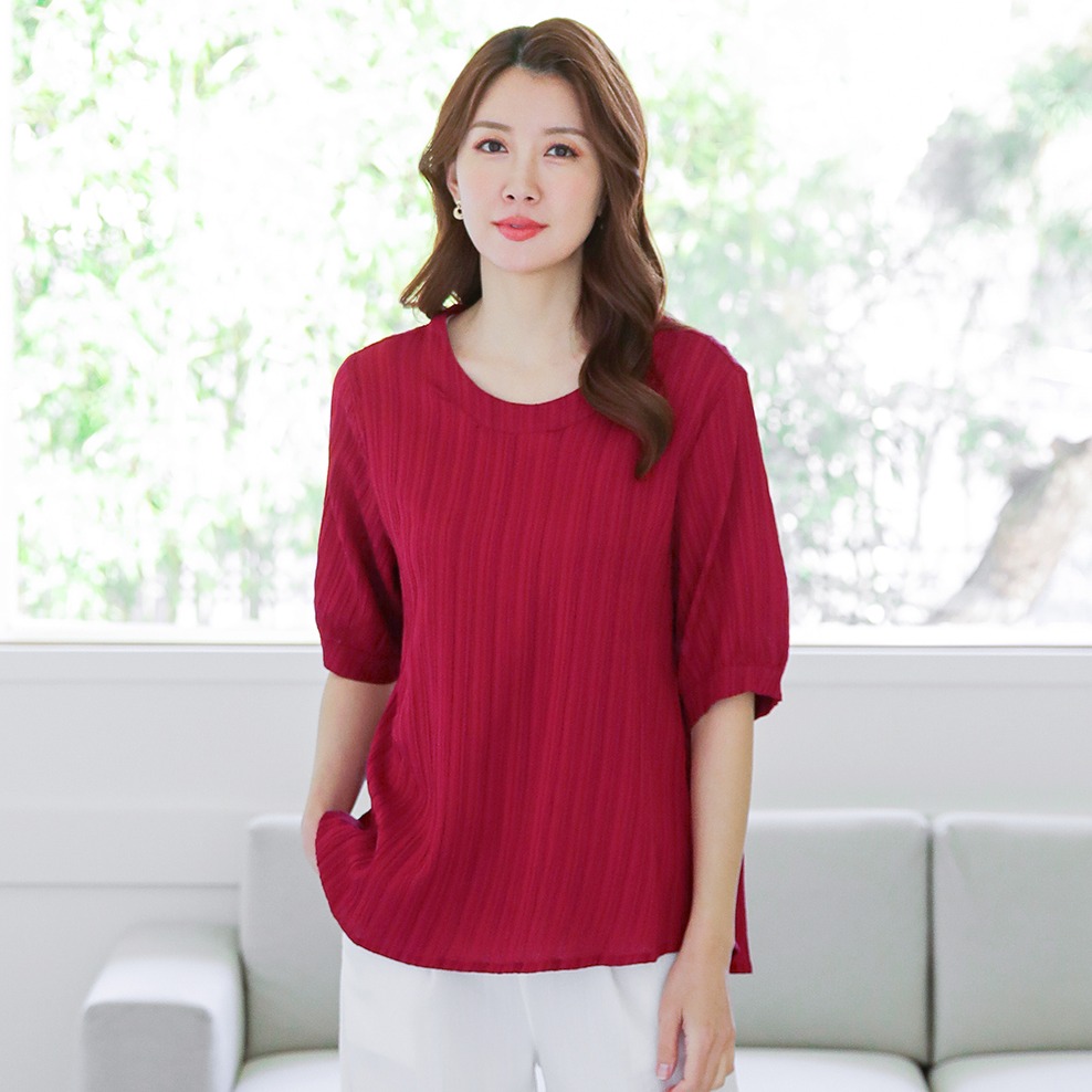 우일 여성용 인견 플리츠셔링 블라우스 12,510원