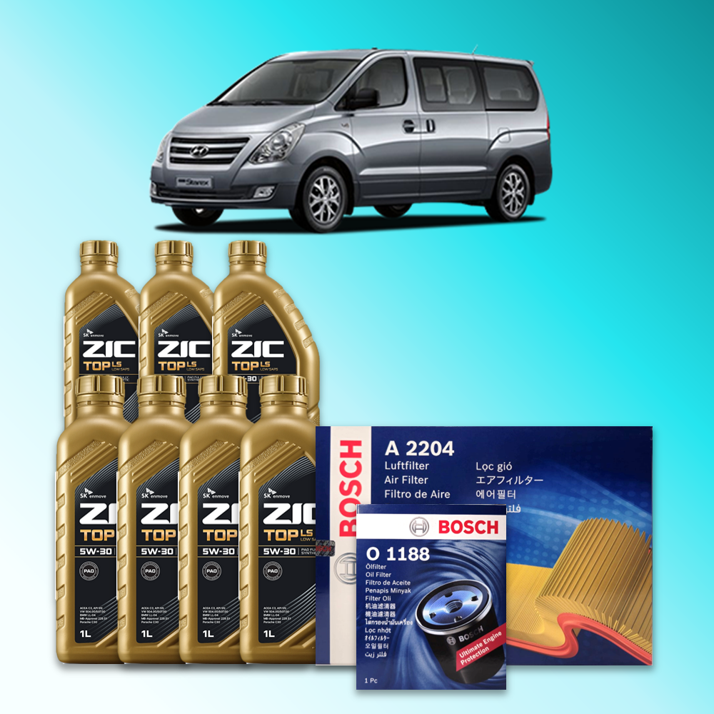 그랜드 스타렉스 (TQ) 2.5 디젤 엔진오일세트 SK 지크 탑 LS 5W30 (ZIC TOP LS) 119,600원