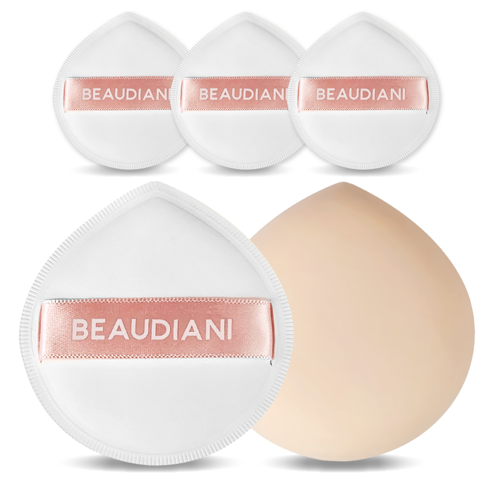 뷰디아니 퍼펙트 핏 소프트 빅 퍼프 + 케이스 세트, 5세트, 화이트 18,400원